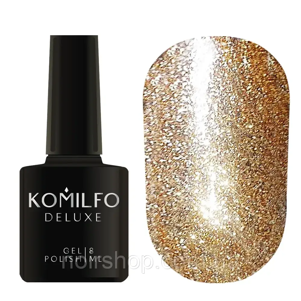 Komilfo Liquid Glam Gel LGG004 (рожеве золото), 8 мл