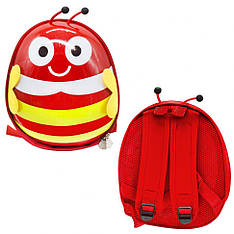 Рюкзак детский "Пчелка" Bambi BG8402 30х25х10 см (Красный)