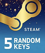 Random Steam 5 Ключей 💎 Лотерея | Испытай Удачу (Global Key 🔑)