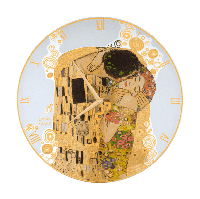 Часы настенные Goebel «Поцелуй» с репродукцией картины Густава Климта, 30 см