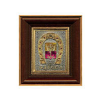 Коллаж «Подкова с гербом Одессы» из дерева, золота и серебра, 20,5 х 18,5 см