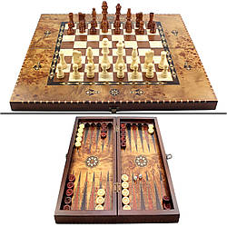 Набір Helena Wood Art "ELEGANT" 3 в 1 / карельська береза, перламутр