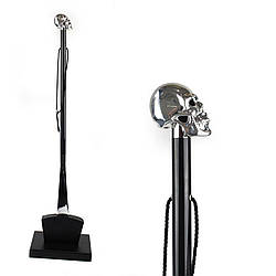 Ріжок для взуття «Череп», Silver