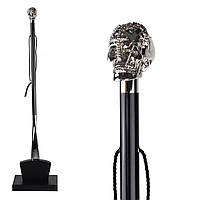 Рожок для обуви Walking Sticks «Череп в стразах», Silver, 78 см