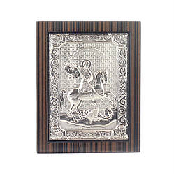 Ікона «Святий Георгій» від Linea Argenti, дерево/метал, 11,1 х 13,6 см