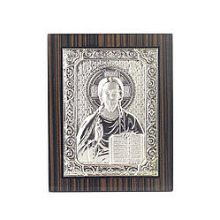 Ікона «Ісус» від Linea Argenti, дерево/метал, 11,1 х 13,6 см