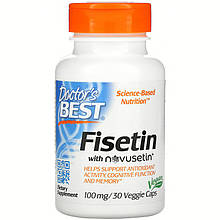 Фізетин Doctor's Best "Fisetin with Novusetin" 100 мг, підтримка мозкових функцій (30 капсул)