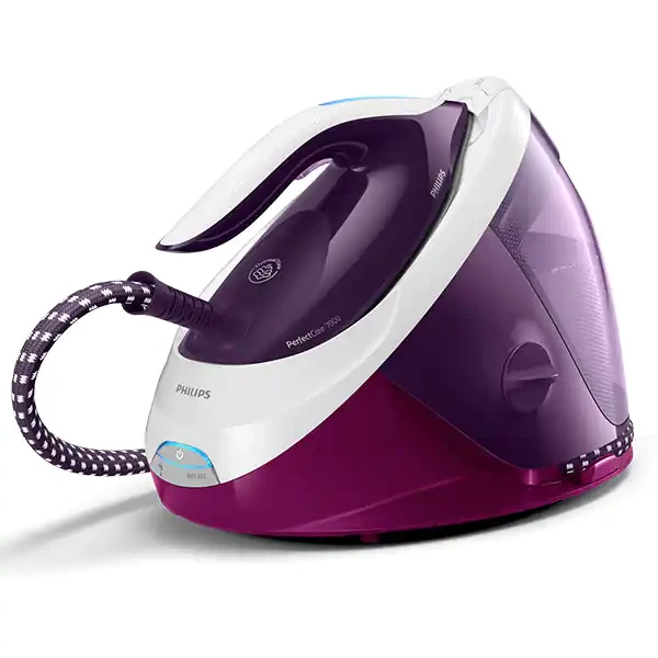 Прасувальна станція PHILIPS PerfectCare PSG7028/30, 2100 Вт, 500 г/хв, 1,8 л, підошва SteamGlide Advanced, фіолетовий