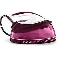 Гладильная станция PHILIPS PerfectCare Compact GC7842/40, 2400Вт, 400г/мин, 1,5л, подошва SteamGlide, бело-роз