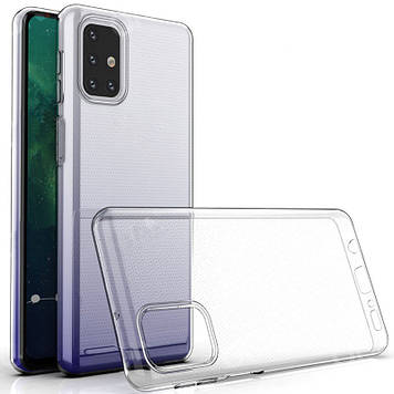 TPU чохол Epic Transparent 1,0 mm для Samsung Galaxy M31s