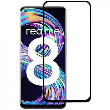 Захисне скло XD+ (full glue) (тех.пак) для Realme 8/8 Pro