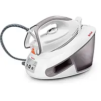 Гладильная станция TEFAL Express Anti-Calc SV8011E0, 2800Вт, 400г/мин, 1,8л, подошва Durilium Airglide, бело-с