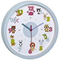 Годинник настінний в дитячу кімнату TFA Little Animals 60305114