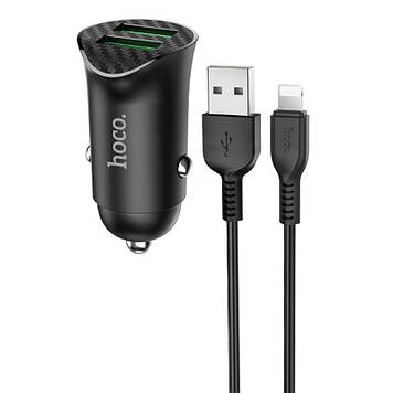 АЗУ Hoco Z39 QC3.0 (2USB) + Lightning