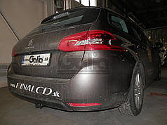 Фаркоп Peugeot 308 II 2013-2021 (Пежо 308 SW) также хетчбек Швидкознімний автомат на ручці