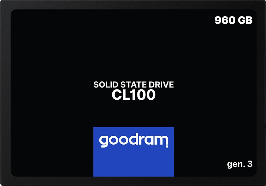 Накопитель SSD 960GB GOODRAM CL100 GEN.3 2.5" SATAIII 3D TLC (SSDPR-CL100-960-G3), фото 1