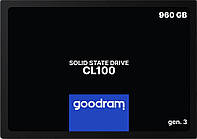 Накопитель SSD 960GB GOODRAM CL100 GEN.3 2.5" SATAIII 3D TLC (SSDPR-CL100-960-G3)