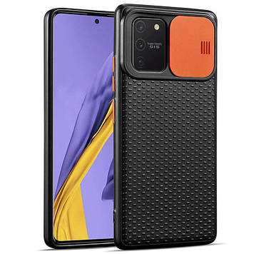 Чохол Camshield Black TPU зі шторкою захищає камеру для Samsung Galaxy S10 Lite