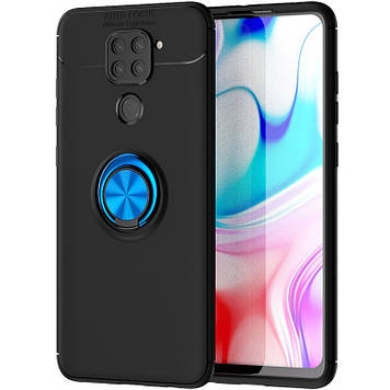 TPU чохол Deen ColorRing під магнітний тримач (opp) для Xiaomi Redmi Note 9/Redmi 10X