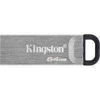 USB3.2 Flash Drive 64GB Kingston DT Kyson Silver/Black (DTKN/64GB) (код 1181569)