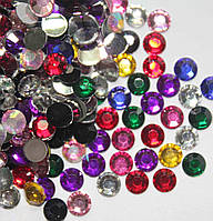 Кольоровий мікс | Mixed color Стрази Імітація Swarovski (Розмір 3ss; Тип_нанесения Клей Е6000)
