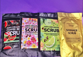 Скраб для тіла підтягаючий і антицелюлітний на основі кави Top Beauty Scrub Anti-cellulite 200 гр
