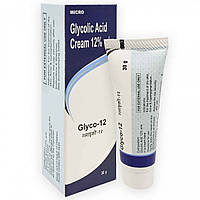 Крем для лица Glyco 12% Glycolic Acid Skin Cream, 30г С гликолевой кислотой легкий пилинг в домашних условиях,