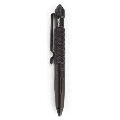 Тактична ручка зі склобоєм Laix B2-H з авіаційного алюмінію, чорна