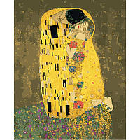 Картина по номерам Аура поцелуя 2 Густав Климт КНО4534 Идейка 40x50см