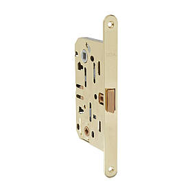 Замок для міжкімнатних дверей SIBA SB9650 із засувкою полірована латунь