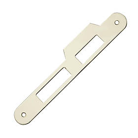 Відповідна частина з відбійником AGB CENTRO для дверного замка латунь