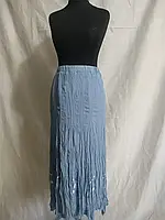 Женская юбка голубая
