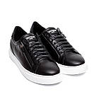 Чоловічі шкіряні кеди ORTEGA Aircross Black, фото 3