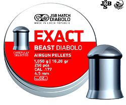 Кулі пневматичні JSB Diablo Exact Beast. Кал. - 4.52 мм. Вага - 1.03 гр.