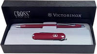 Набор нож + ручка Victorinox Cross BP (4.4401)