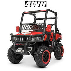 Дитячий електромобіль Баггі джип 4x4 Bambi M 4556 EBLR-3 червоний