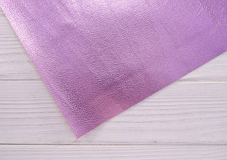 Кожзам глянцевий блискучий на метраж - №3 світло-рожевий