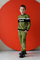 Кофта світшот, для хлопчиків, хакі, SmileTime Be Yourself