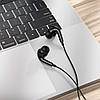Навушники провідні вакуумні з мікрофоном гарнітура HOCO M1 Pro Чорний, фото 4