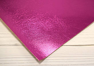 Кожзам глянцевий блискучий на метраж - №4 малиновий