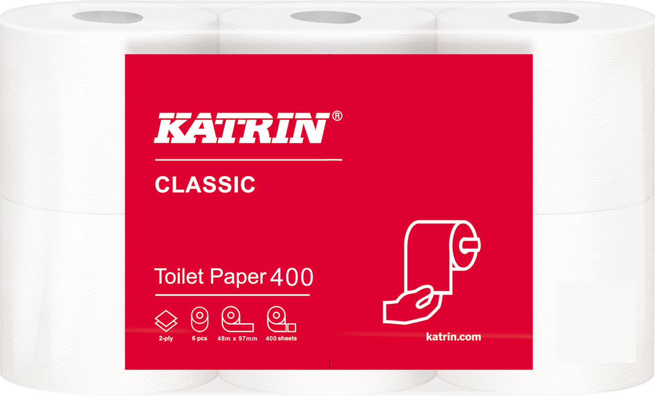 Папір туалетний 104834 Katrin Classic Toilet 400