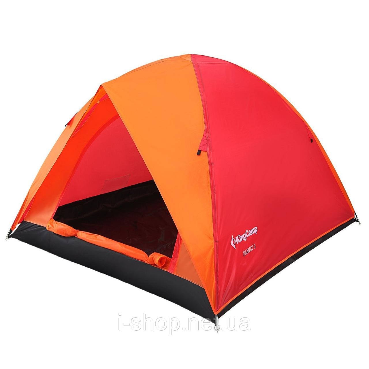 Палатка KingCamp Family 3(KT3073) Red