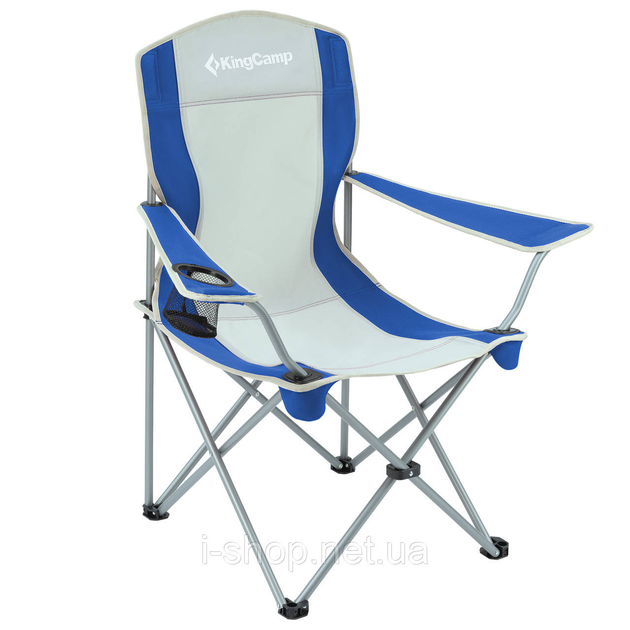 Стул KingCamp Arms Chairin Steel(KC3818) Grey/Blue