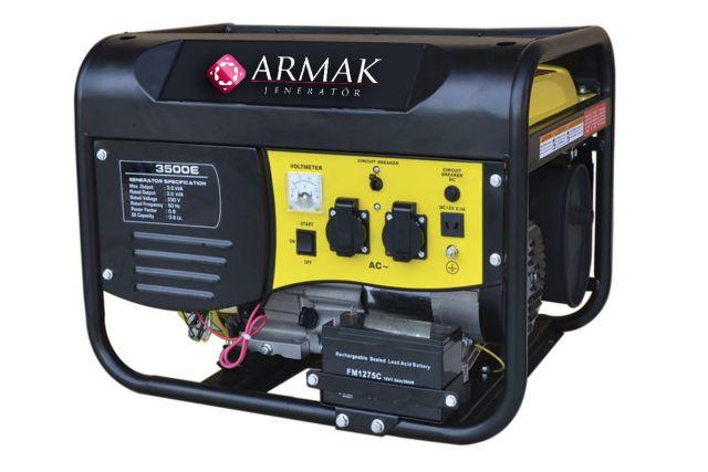 Бензиновий генератор Armak AJ3500E 230В