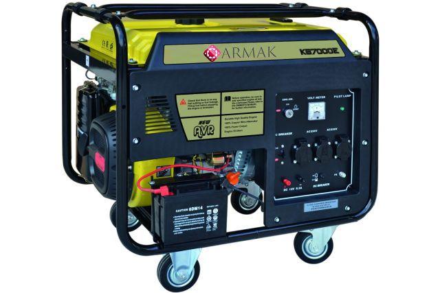 Бензиновий генератор Armak AJ7000E 230В