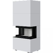 Камінна топка Kratki NBC 7 в обудові HOME EASY BOX стальний - білий, фото 5