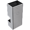 Камінна топка Kratki NBC 7 в обудові HOME EASY BOX стальний - білий, фото 6