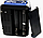 Колонка + FM радіо Golon RX-9100 з ліхтарем (Синій), фото 2