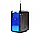 Колонка + FM радіо Golon RX-9100 з ліхтарем (Синій), фото 4