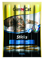 Мясные палочки Gimcat Sticks Salmon & Trout для кошек с лососем и форелью, 4 шт
